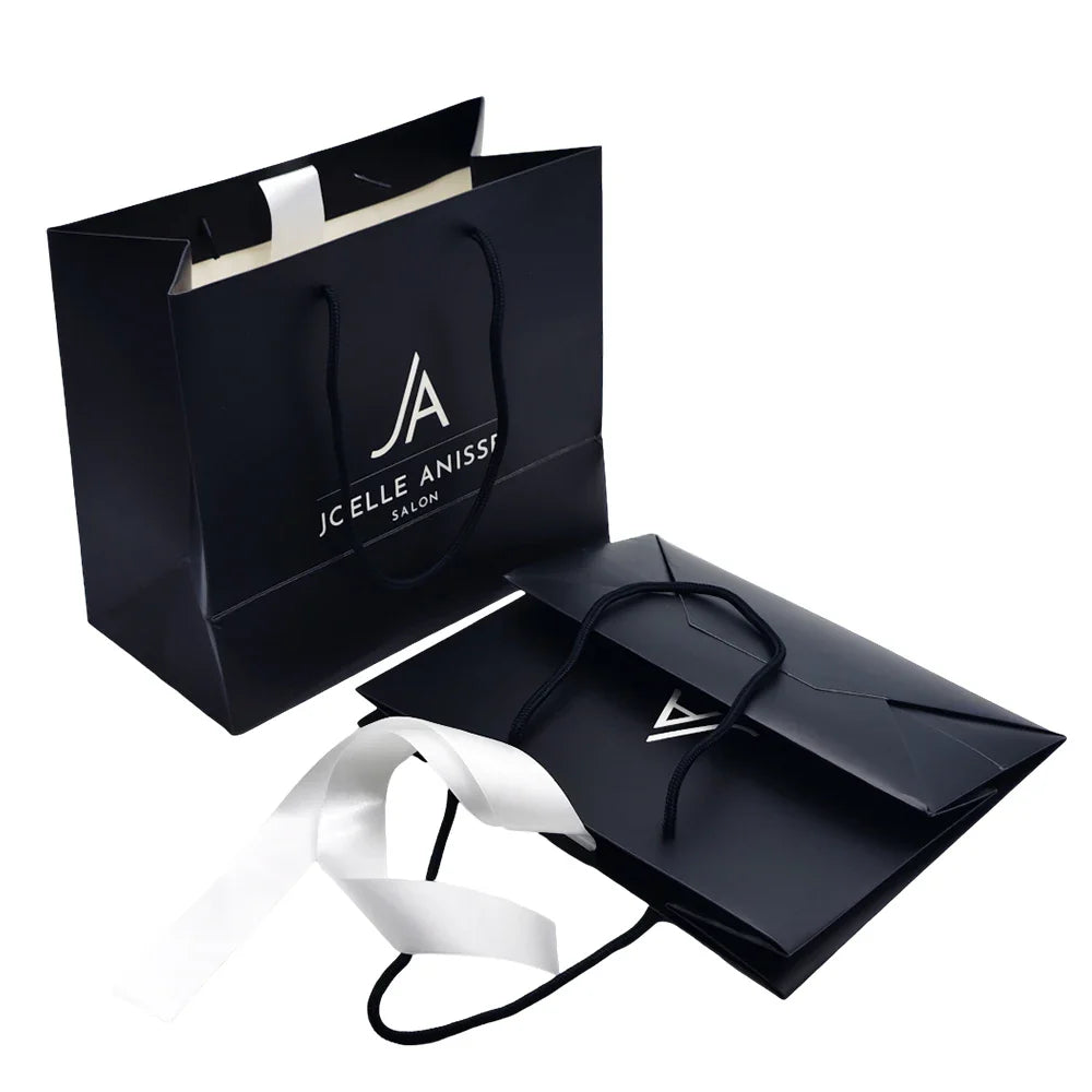 Customized Embossed Print Wholesale Promotional Shopping Tote Coated Art Clothing Kraft Paper Bags for Gifts Packaging