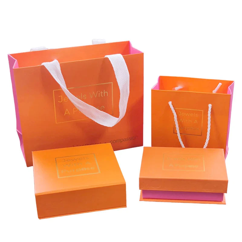 Eco-Friendly Cardboard Sustainable Necklace Ring Box Packaging White Beige Drawer Paper Gift Jewelry Package Boxes