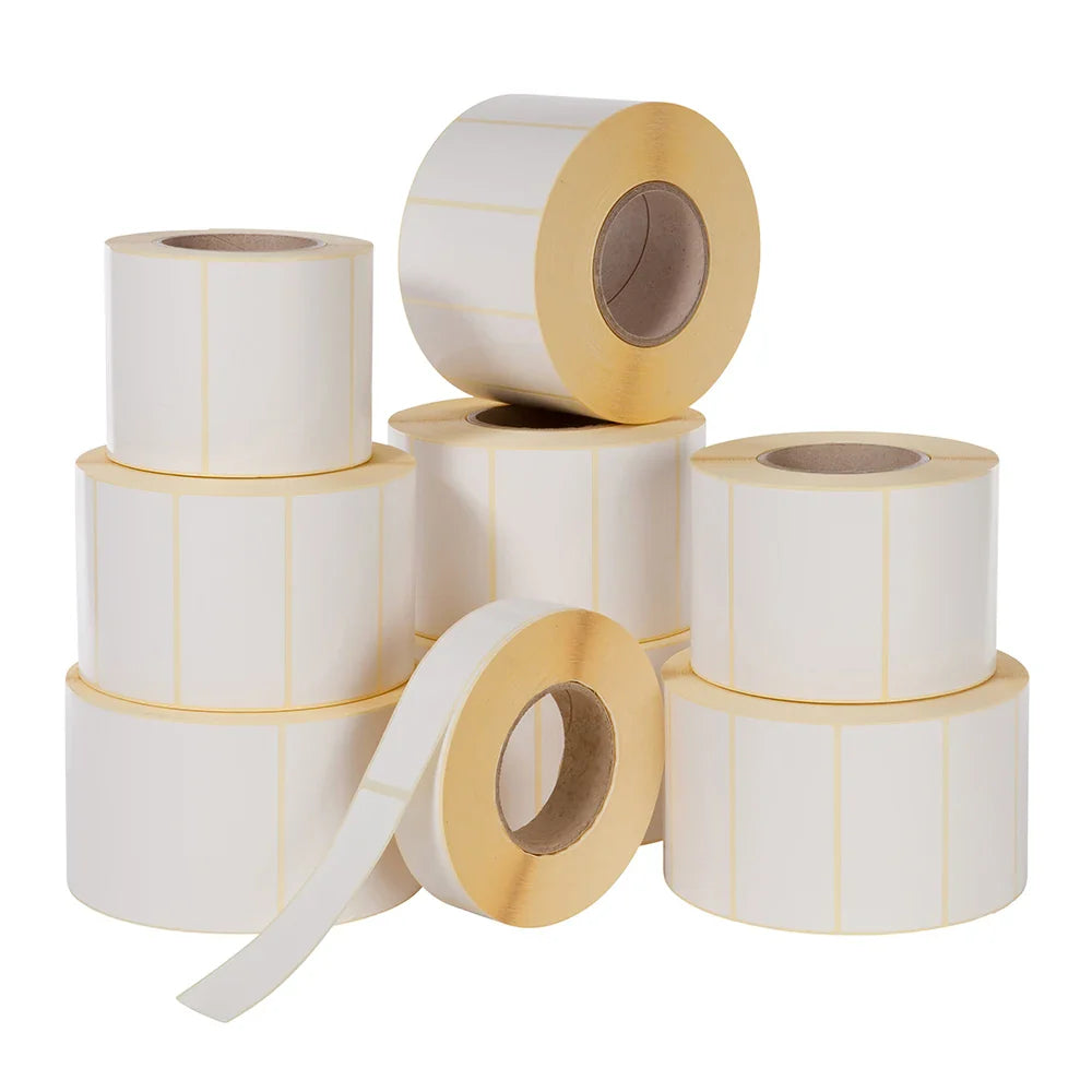 Wholesale Waterproof Oilproof Roll A6 Waybill Adhesive Paper 100x150 White Direct Thermal Shipping Label 4x6 Thermal Sticker