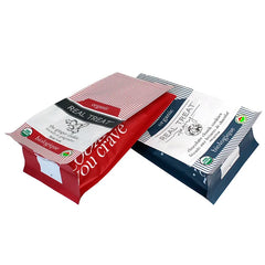 Manufacturer Printed Custom Plastic Coffee Packaging Aluminum Foil Food Cookies Coffee Bag Flat Bottom Pouch