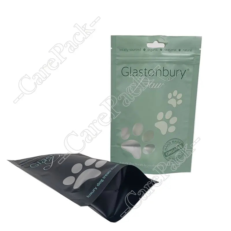 Moisture Proof Aluminum Foil Heat Seal Resealable Biodegradable Pet Food Packaging Plastic Bag