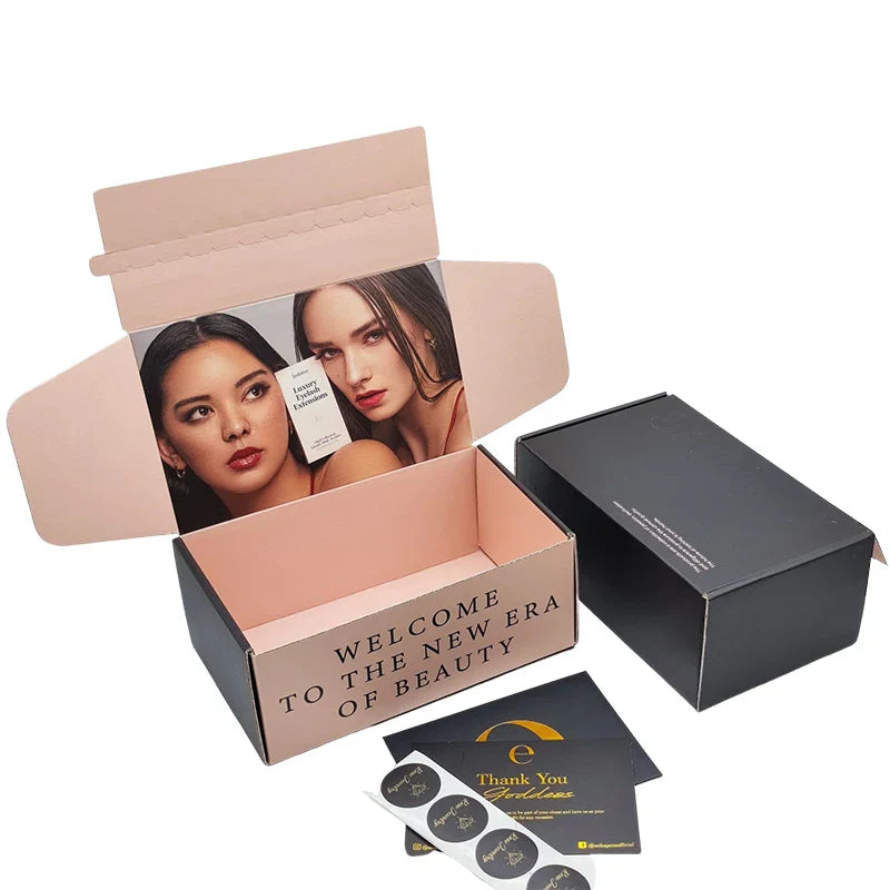 Free Sample Custom Design Luxury Recycled Large Corrugated Mailing Clothing Box Packaging White Mailer Shoes Boxes for Packiging