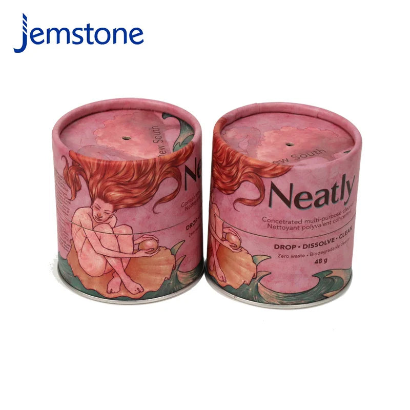 Drop Shipping Custom Luxury Empty Round Box Packaging Container Paper Tubes for Glass Candle Jars Holder