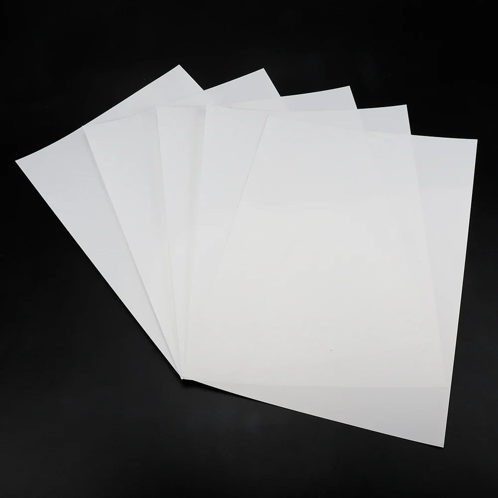 Wholesale White Transparent Backing A3 A4 Inkjet Printable Glossy Matte Yupo Sticker Paper Vinyl Clear Backing PET