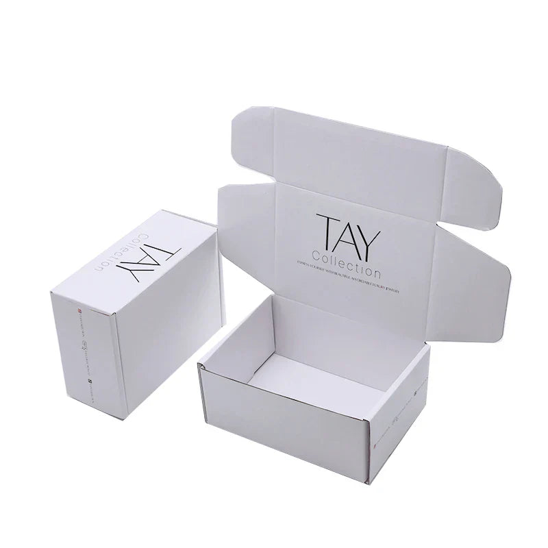 Customizable Corrugated Packaging Cosmetic Clothing Custom Logo Packaging Shoes Box for Mailer Shipping Carton Box with Handle