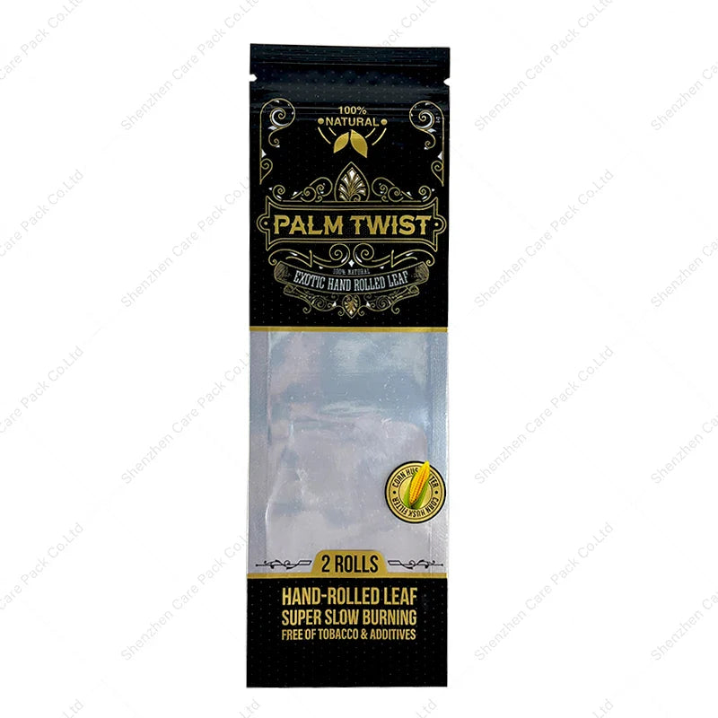 1g Cigar Tobacco Roll Packaging Laminated Die Cut  Portable Cigars Edible Heat Seal Mylar Three Side Seal Bags