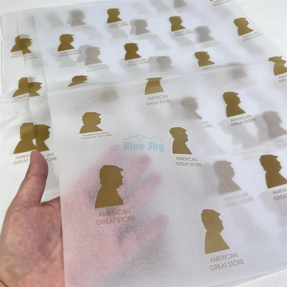 Custom Printed Colorful Paper Wrapping Paper for Product Packaging, CMYK/Pantone Matching 100-500gsm, MOQ 500 Sheets