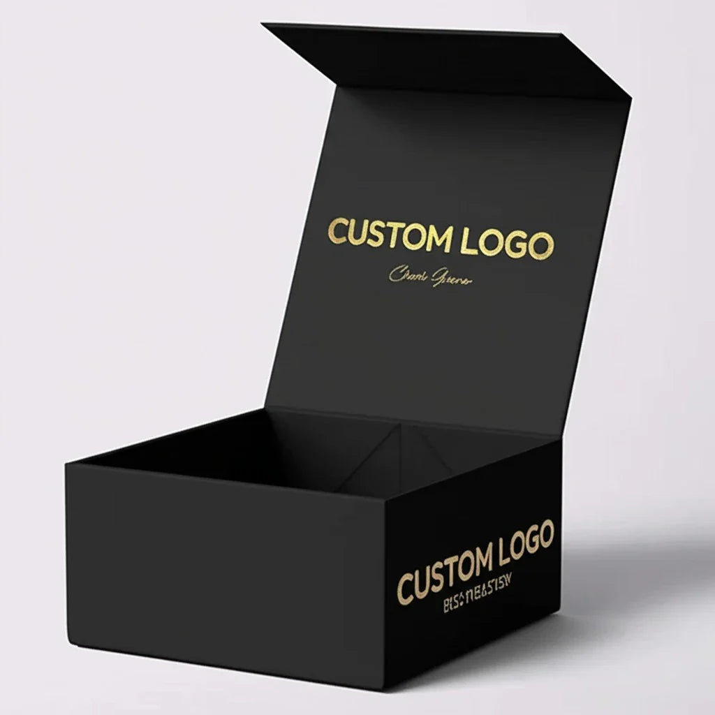 ODM Luxury Customised Recyclable Handmade Blank Cosmetic Rigid Magnetic Double Door Gift Boxes Packaging with Magnet Lid