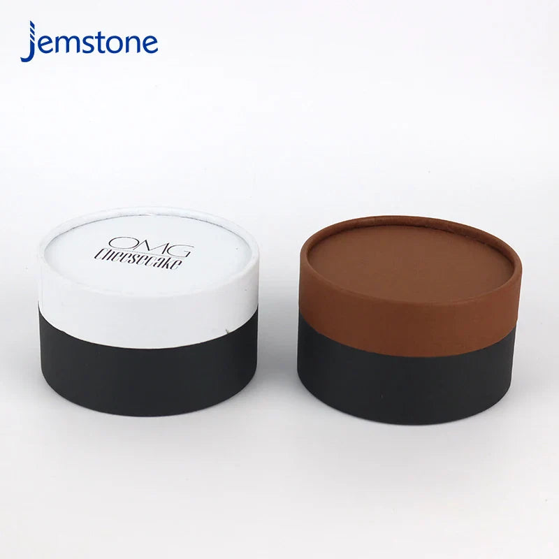 Eco-Friendly Custom Food Luxury Round Cardboard Cookie Tube Box Snack Bread Chocolate Cylinder Packaging Kraft Cake Paper Tube