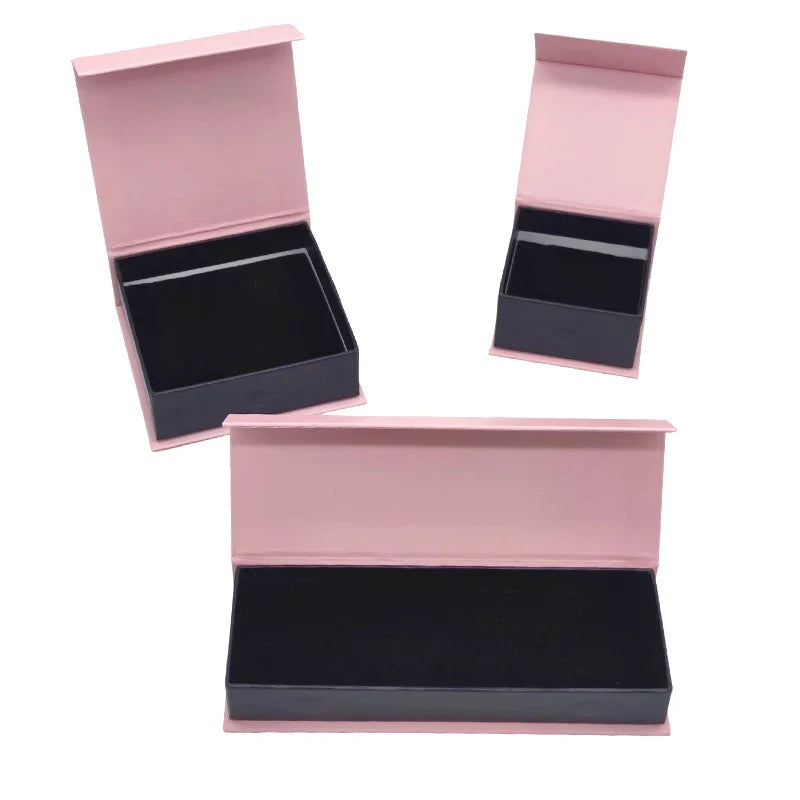 Customized Paper Drawer Box Jewelry Packaging Bags Ring Earrings Necklace Bracelet Gift Jewelry Packaging Boxes With Handle