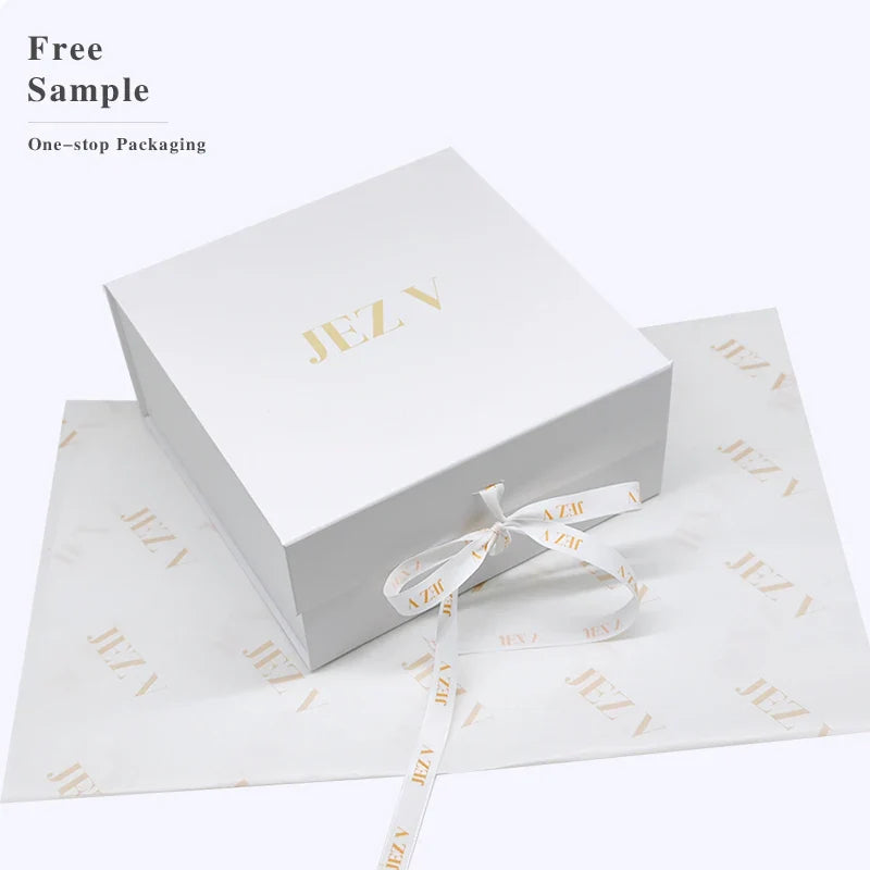 FSC Custom Gift Box Black Clothing Frosted Packaging Branded Luxury Rigid Floding Magnetic Gift Box Packaging for Clothes