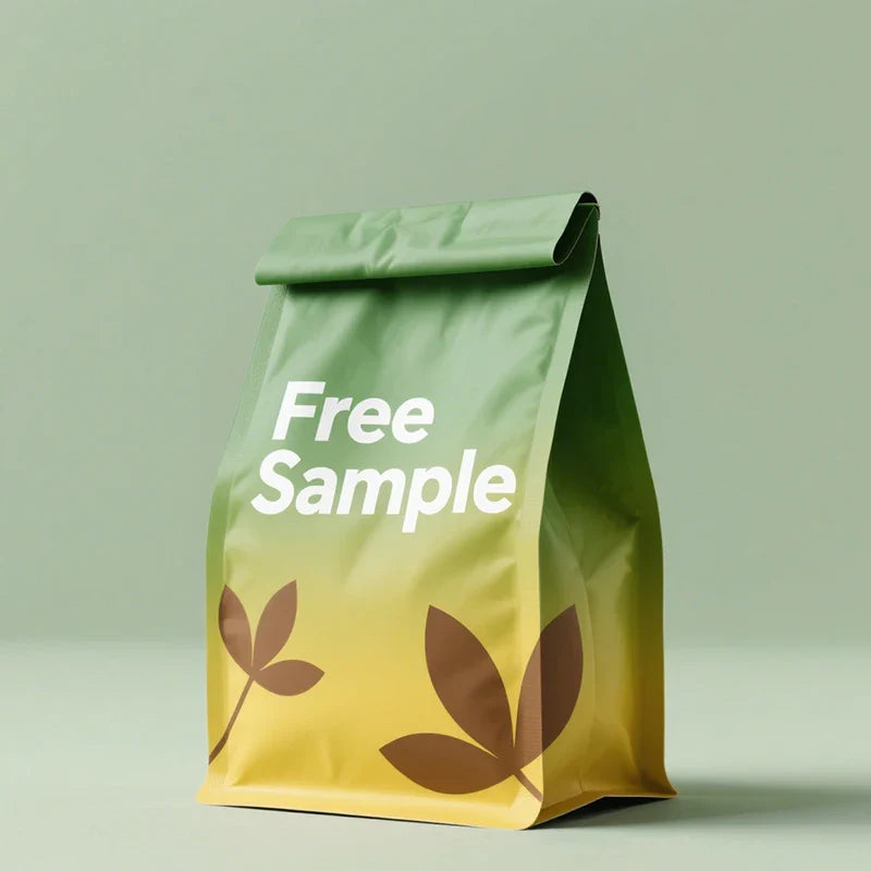 Empty Coffee Beans Flat Bottom Pouch PE Heat Seal Foil Ziplock Coffee Bag with One Way Valve