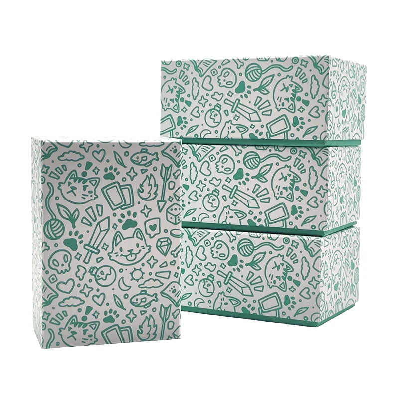 Custom Logo Eco Friendly Mens Christmas Socks Carton Packaging Paper Rigid Cardboard Lid and Base Gift Box With Window