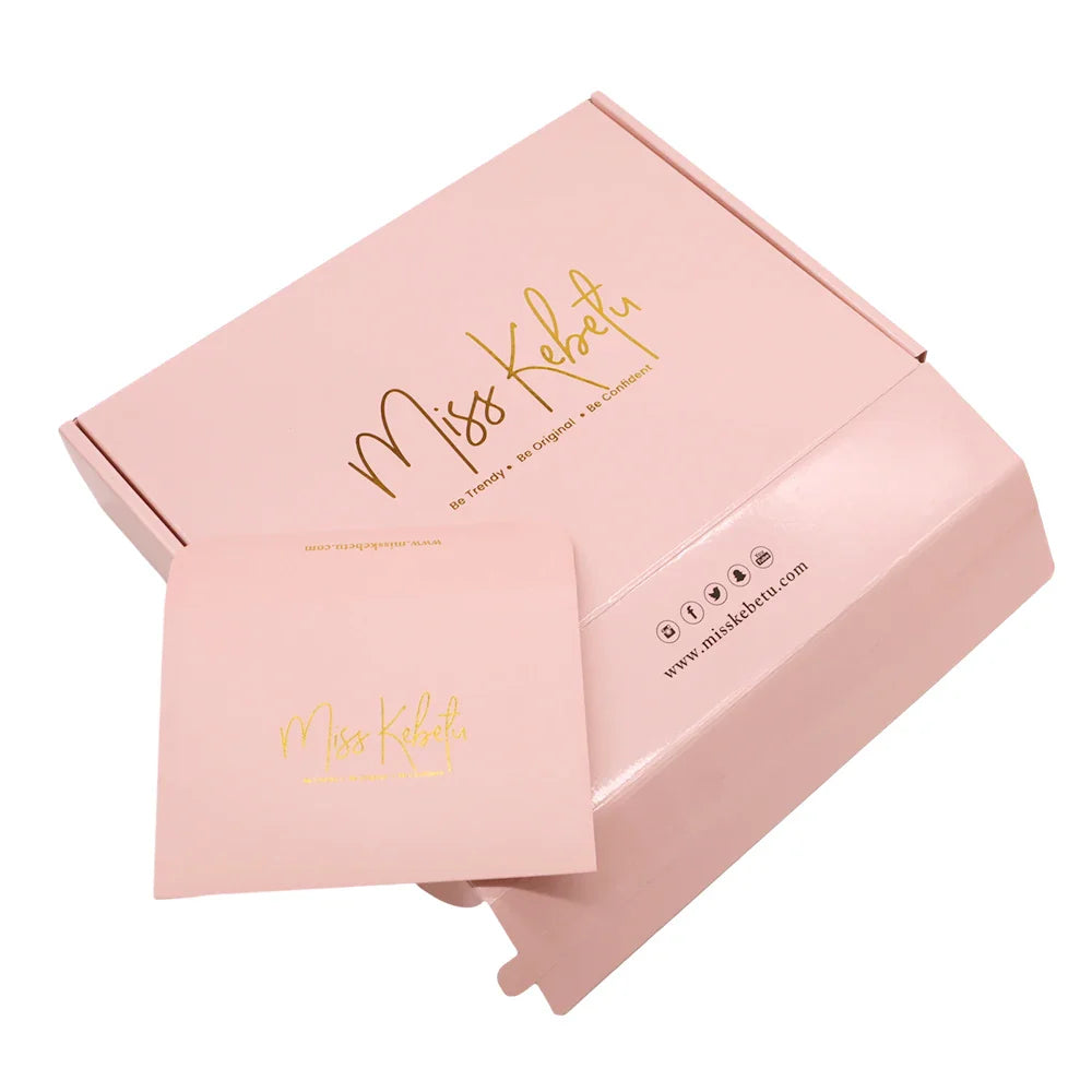 Custom Corrugated Cardboard Paper Folding Mailing Packaging Tear Strip Printed Self Sealing Mailer Shipping Gift Box With Logo