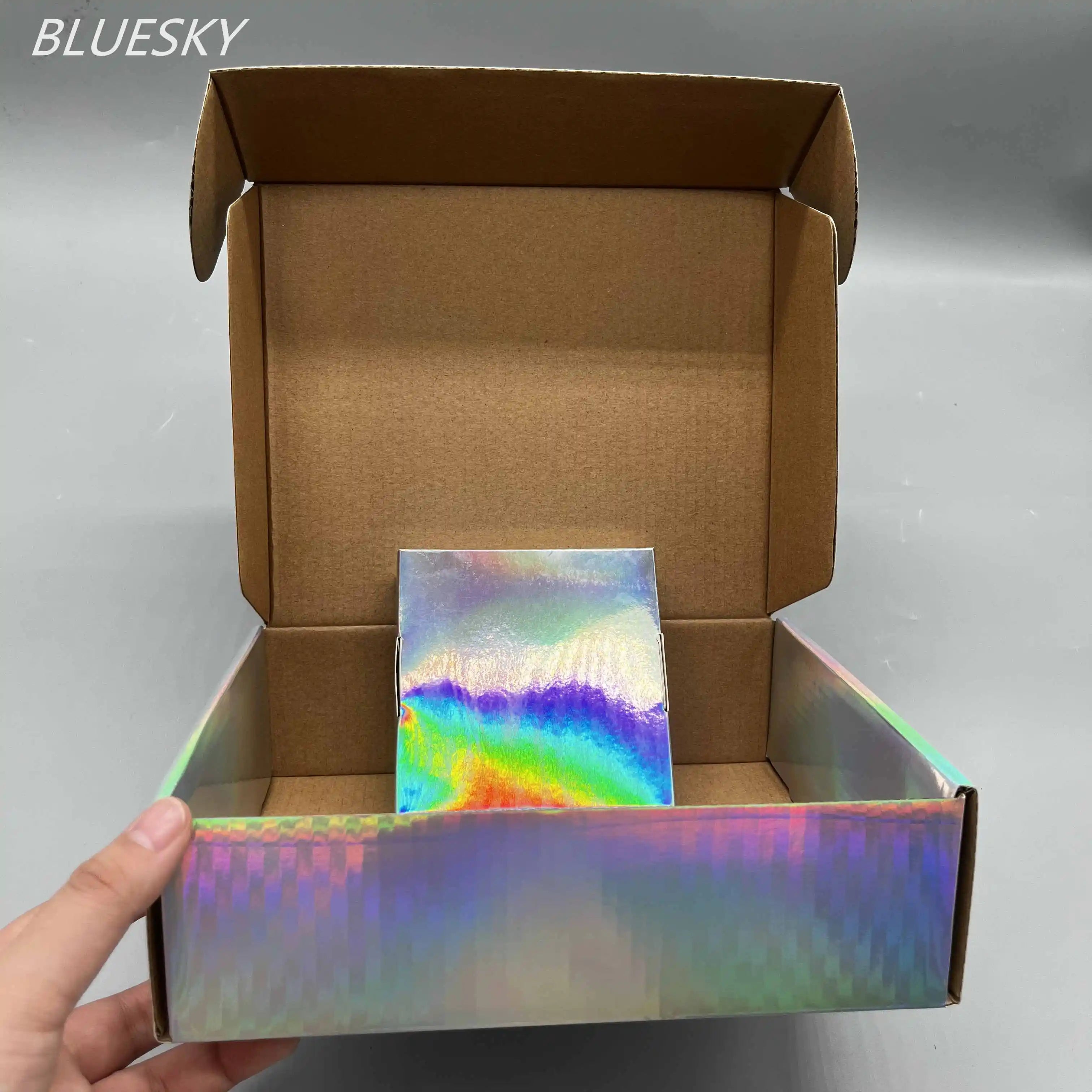 Green Kraft Corrugated Boxes Customizable Packaging Carton for Shipping Mailing Eco Friendly Material with Gold Foil LOGO