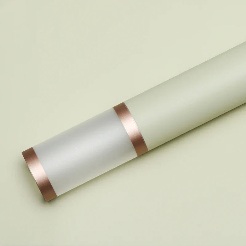 Korean Bouquet Wrapping Paper Flower Phnom Penh Jelly Film Waterproof Translucent Gold Edge Luxury Wrapping Paper for Flowers