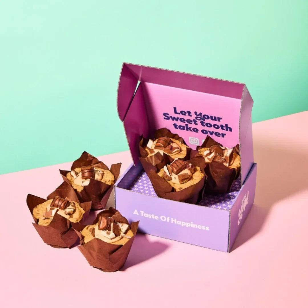 Custom Logo Printed Square Paper Bakery Box for Cupcakes Donuts Chocolate Packaging Glossy Matt Lamination for Food Packaging