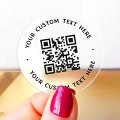 Custom Uv Resistant Waterproof Viny PVC Die Cut Sticker Logo Label Printing Dye Cut Stickers With Qr Code for Promotion