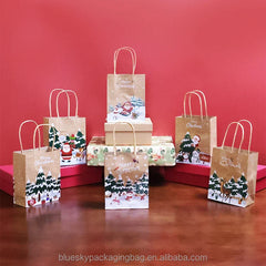 High-Quality Kraft Paper Bag - Strong Brown Paper Shopping Bag with Handle for Retail & Grocery