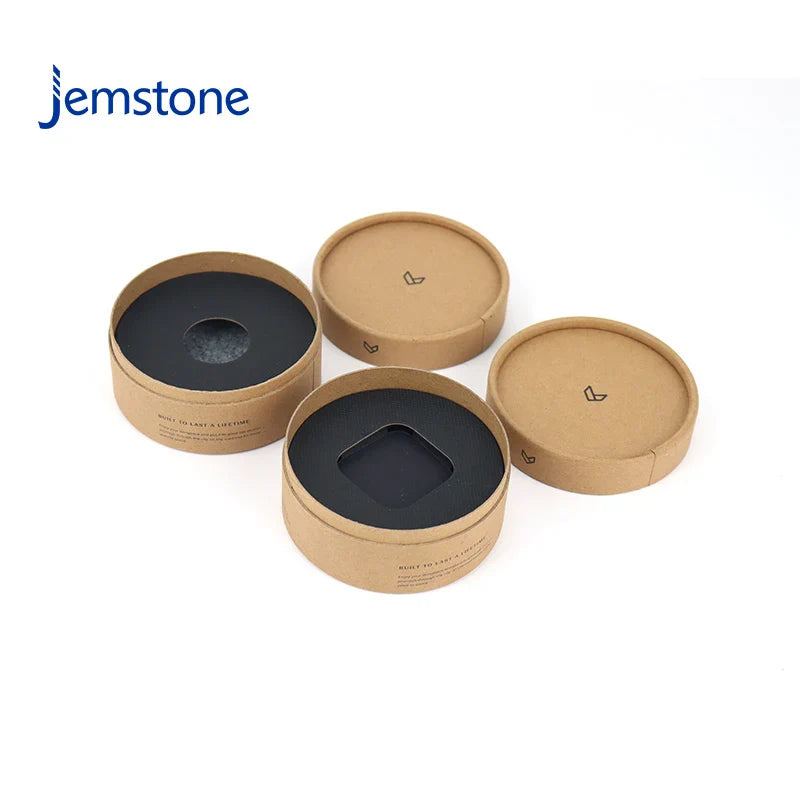 Custom OEM ODM Recyclable Cylinder Packaging Luxury Blown Kraft Cardboard Product Gift Cosmetic Round Paper Tube