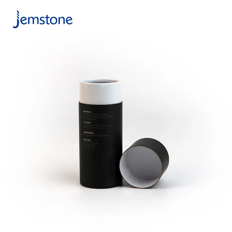Eco-friendly Oil Dropper Bottle Deodorant Kraft Cardboard Skin Care Perfume Cylinder Tea Coffee Black Paper Tube Packaging