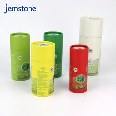 Cosmetic Perfume Deodorant Kraft Cardboard Box Tube Cylinder Packaging Food Grade Candle Coffee Bean Tea Spice Powder Paper Tube