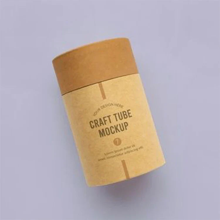 Custom Logo Eco Friendly Large Cardboard Cylinder Container Paper Tube for Clothing T Shirt Sock Scarf Packaging