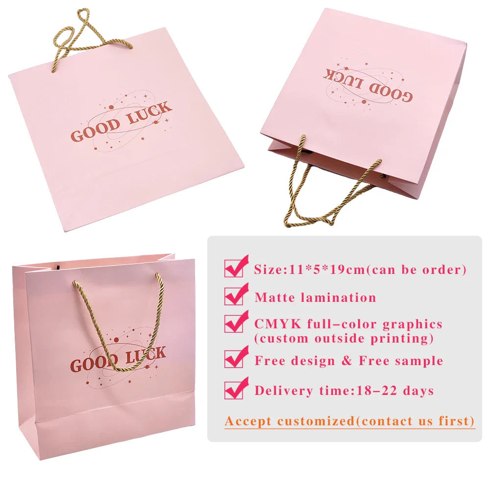 Wholesale Luxury Cardboard Paper Bag with Silver Foil Logo Custom Boutique and Shopping Clothing Packaging for Shoes