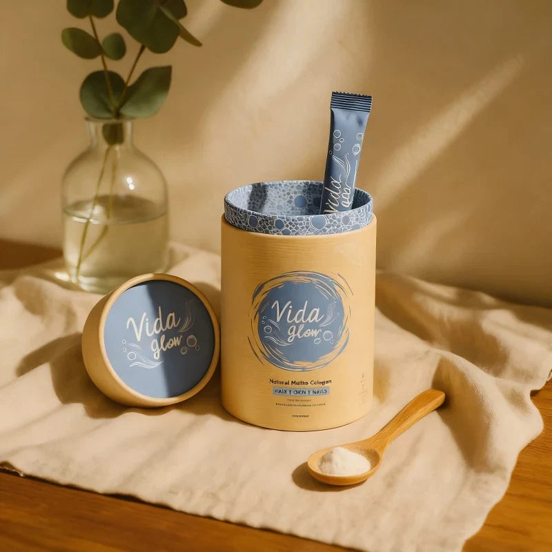 Custom Luxury Round Cardboard Kraft Paper Tube Coffee Tea Cylinder Box Packaging for Cosmetic Perfume Wine Soda with Metal Plugs