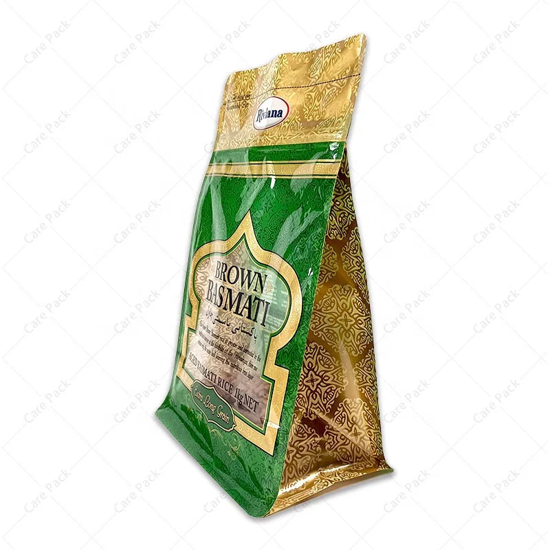 Customized Wholesale Coffee Plastic Tea Coffee Bean Flat Bottom Stand up Packaging Bag With Zipper 1kg