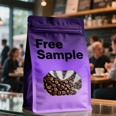 Coffee Packaging Bags With Easy Tear Resealable Eight Side Seal Coffe Cafe Bean Package Bag