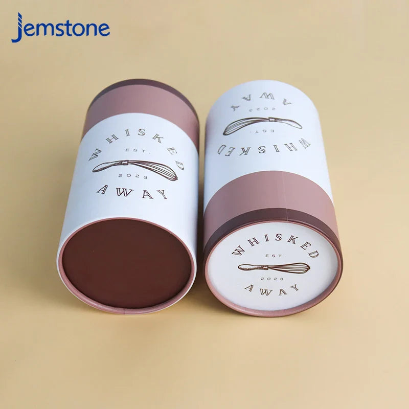 Food Grade Paper Packaging Cylinder Cardboard Powder Container Tea Coffee Bean Oats Kraft Coffee Paper Tube