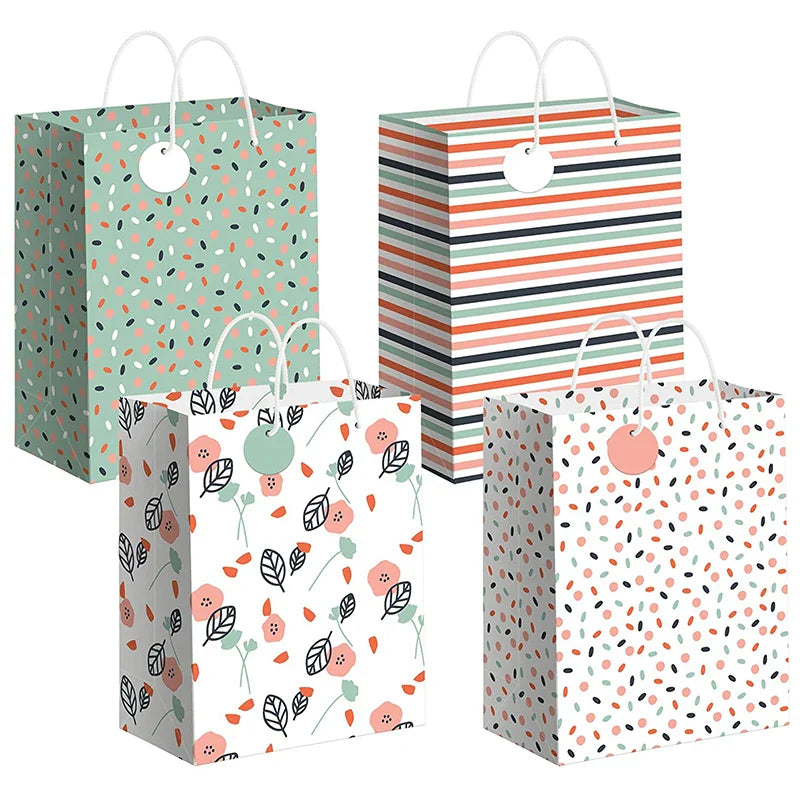 Factory Direct Sales Custom Printed logo Design Paper Bags Promotional High-end Clothing Retail Gift Shopping Jewelry Gift Bags