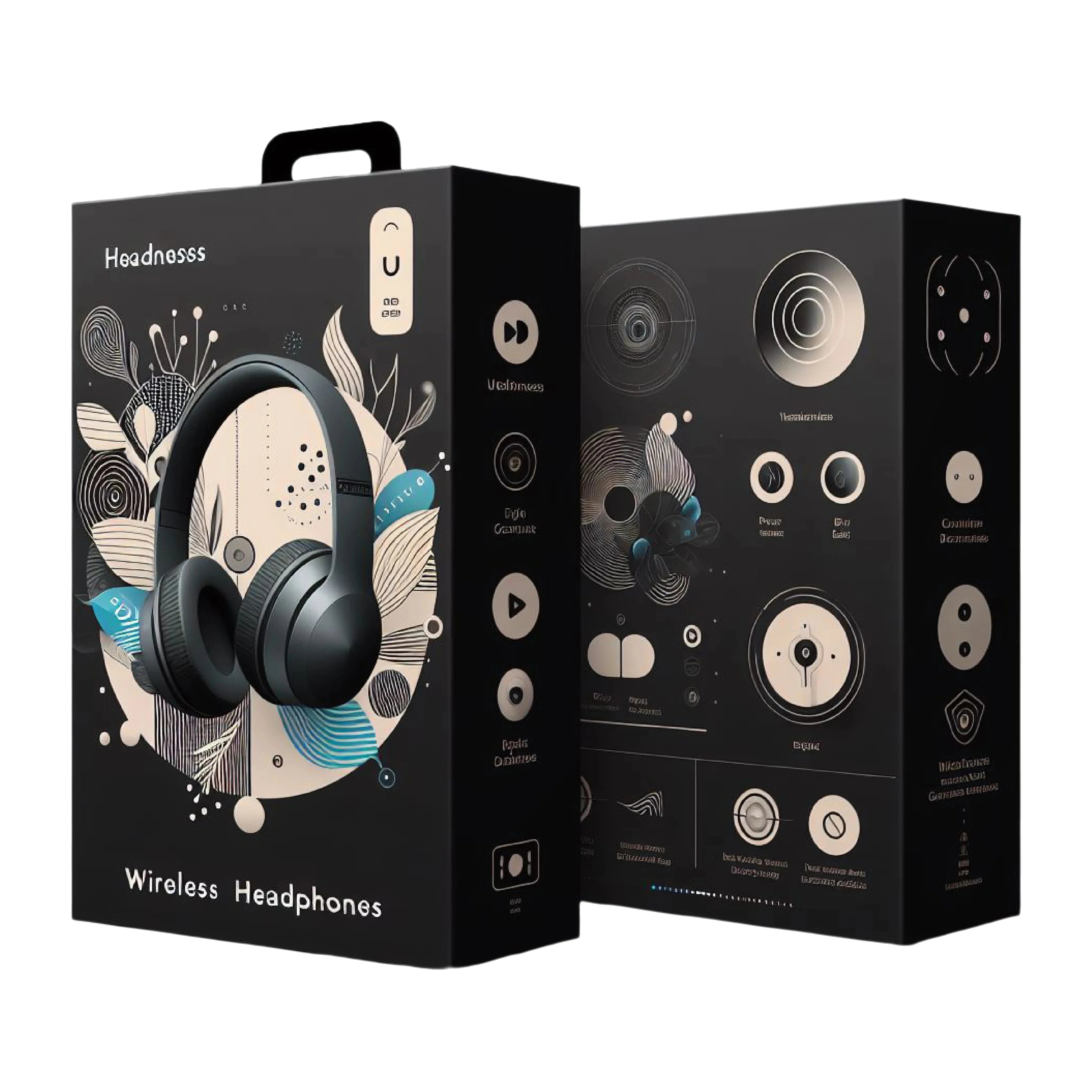 Custom Logo Handheld Game Console Box Electronic Data Cable Headphone Paper Digital Printing Packaging for Watch Game Consoles