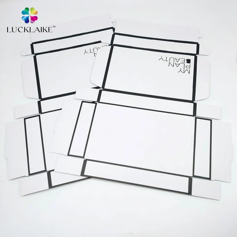 Custom White Corrugated Package Shipping Mailing Packing Boxes Small Beauty Mailer Emballage Carton Clothing Box
