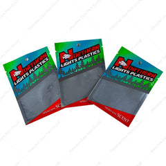 Moisture-Proof Zipper Fish Bait Pouch Top Transparent Jig Packing Fishing Lure Worm Bags with Clear Window