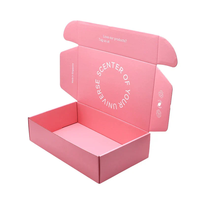 Wholesale Cardboard Candle Packaging Shipping Mailing Box Colorful Custom Logo Carton Black Corrugated Shipping Boxes