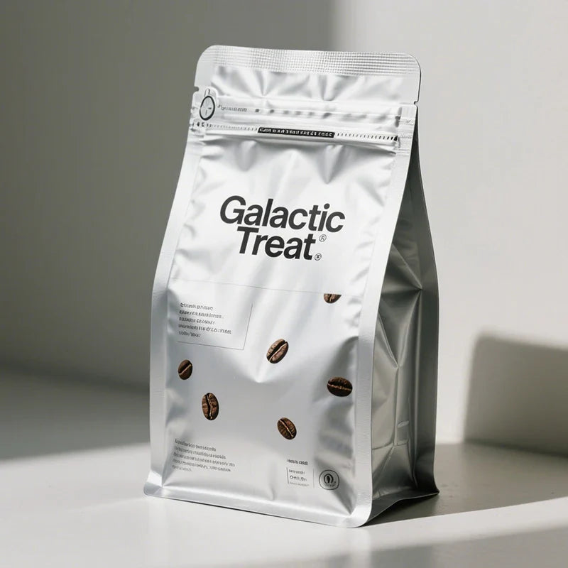 Coffee Beans Food Compostable Laminated Square Reusable Packaging Foil Coffee Bean Ground Package Zipper Bags