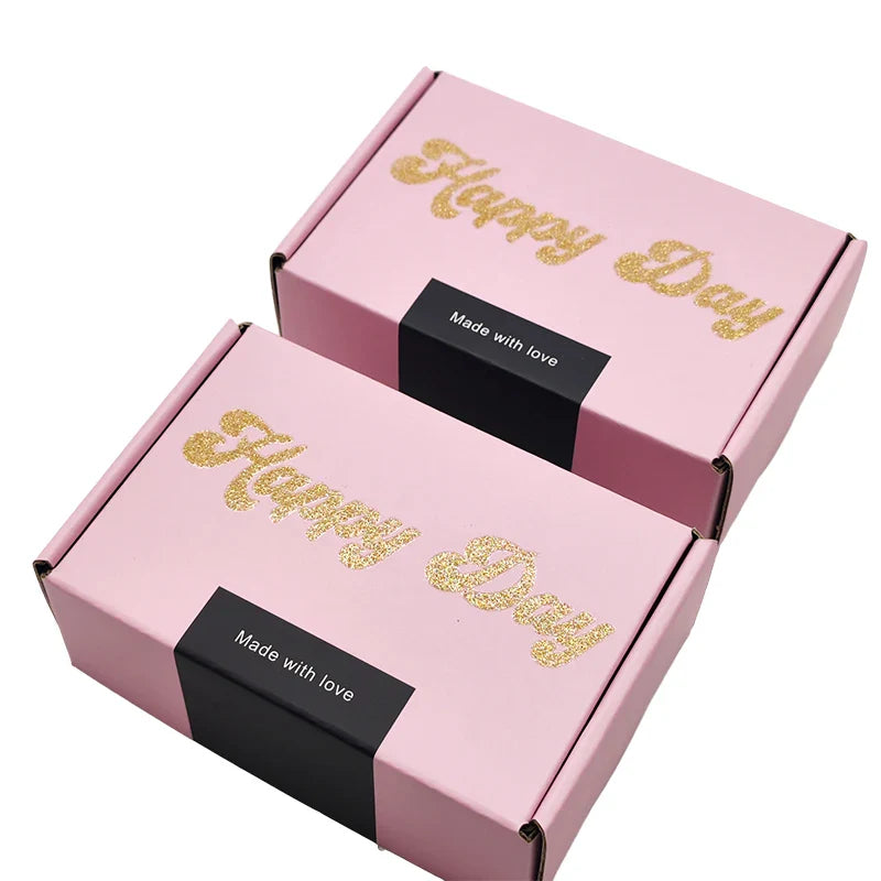 Luxury Recycled Sweets Christmas Eve New Year Gift Big Packaging Boxes for Shipping Packiging Custom Logo