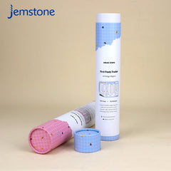 Custom Eco-friendly Luxury Kraft Food Tracker Cylinder Paper Tube Packaging Round Tea Coffee Cardboard Tube Packaging