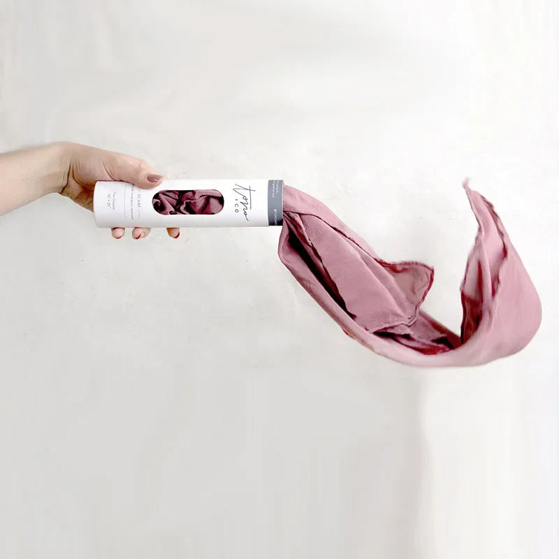 Fashion Design Cardboard Tube Packaging T Shirt Silk Scarf Paper Tube With Window for Used Clothes Packaging