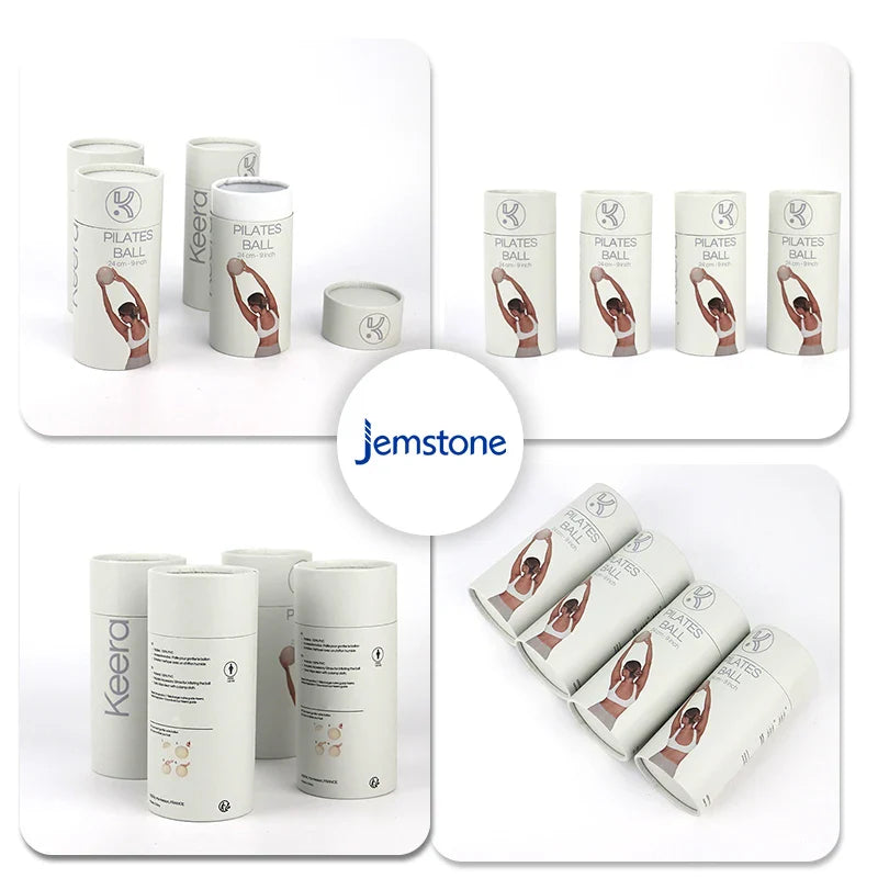 Custom Recyclable Kraft Food Tea Coffee Candle Paper Tube Tennis Ball Cardboard Tube Packaging