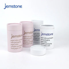 Custom Personal Design Printed Craft Kraft Cardboard Tube Gift Box Cylinder Packaging Food Powder Tea Coffee Candle Paper Tube