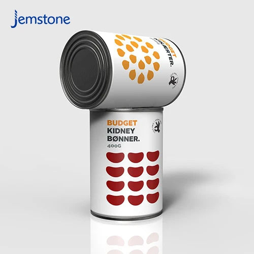 Custom Metal Lid Cardboard CMYK Canister Paper Can Cylinder Biodegradable Gift Paper Tube Packaging Inner Aluminum