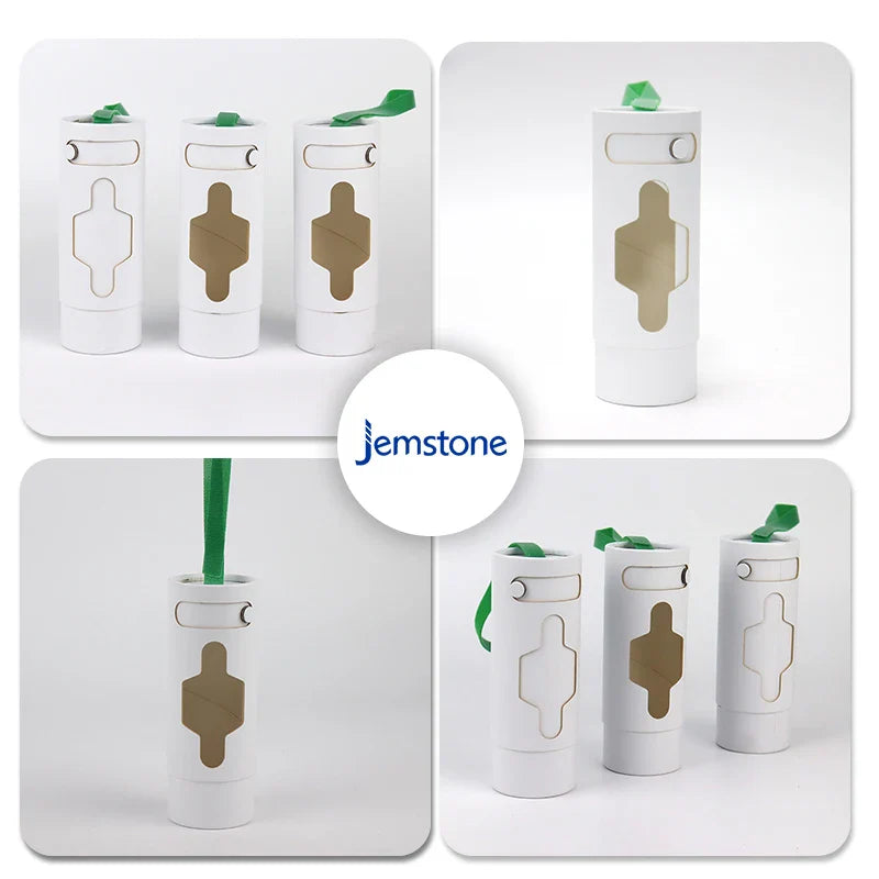 Custom Kraft Cardboard Tube Scarves Clothes Cylinder Packaging Hanging Rope Paper Tube with Window for Shirt Packaging