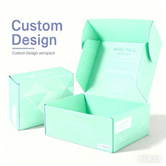 Cardboard Postal Corrugated Mailer Shipping Carton Paper Airplane Cake Cookie Pastry Tuck End Mailing Gift Boxes Packaging