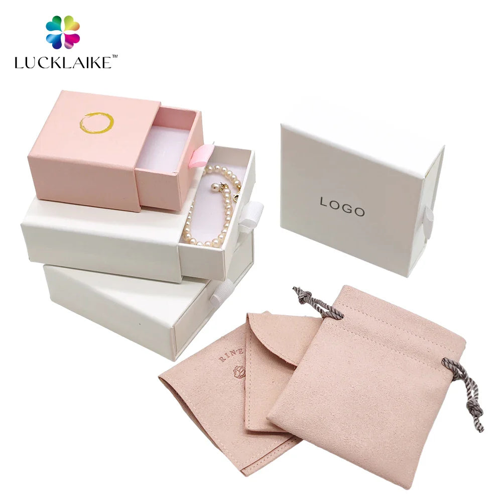 Custom Made logo Luxury Black Gift Cardboard Magnet Cotton Filled Package Paper Ring Velvet Jewelry Box Packaging with logo