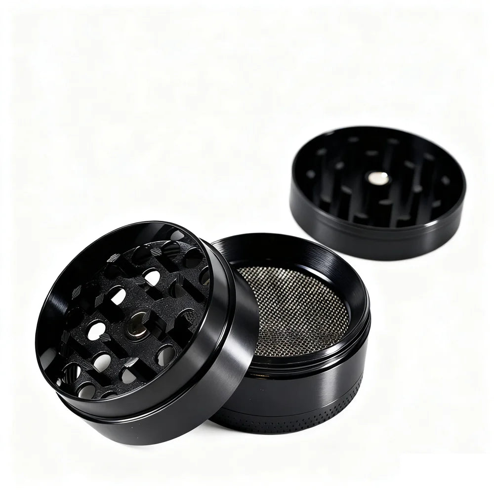 Custom Classic Factory Herb Grinder Manual Spice Grinders Mini Alloy Aluminium Premium Metal Tobacco Grinder