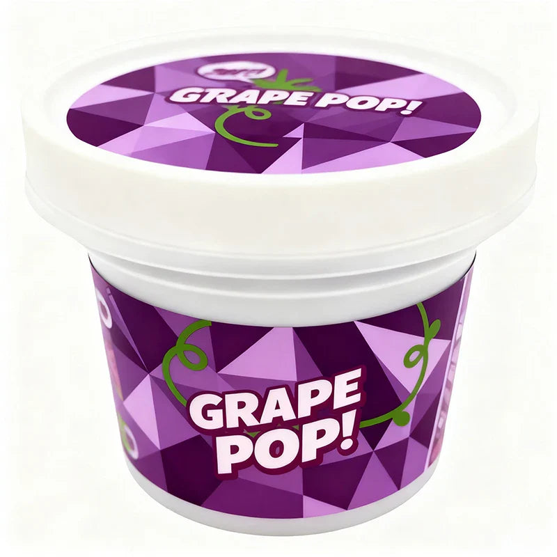 Customized Plastic Ice Cream Yogurt Candy Jars Gummy 3.5g Packaging Containers With Colorful Lids