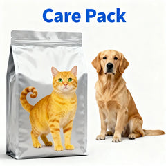 Wholesale Animal Feed Bags Large Capacity Cat Litter Flat Bottom Dog Pet Dry Food Bag With Zipper